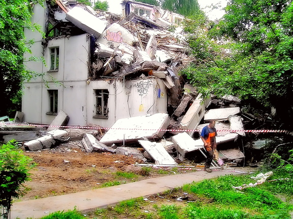 Снос домов на Главмосстроя. Лето 2006 года